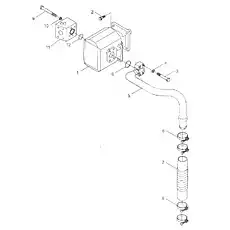 Hexagonal head bolt - Блок «WORKING OIL PUMP SYSTEM»  (номер на схеме: 3)