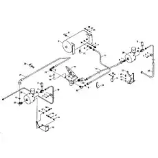 Manometric joint - Блок «9F653-36A000000A0  Brake control system»  (номер на схеме: 5)