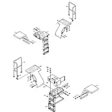 Hexagonal head bolt - Блок «9F653-48A000000A0 Mudguard and walking board assembly»  (номер на схеме: 3)