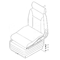 9F850-44A000000A0 Seat installation assembly