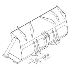 Масленка M10x1 - Блок «Ковш угольный»  (номер на схеме: 5)
