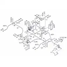 Шланг выпускной газового тормозного клапана - Блок «Система тормозная»  (номер на схеме: 19)