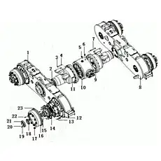 Drum brake - Блок «Axle assembly E8-4110001903 90000283»  (номер на схеме: 12)