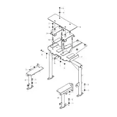 Rubber mat - Блок «Bracket M9-2829000495»  (номер на схеме: 9)