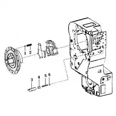 Compression spring - Блок «Control pressure valve C9-4110001905 4644120»  (номер на схеме: 5)
