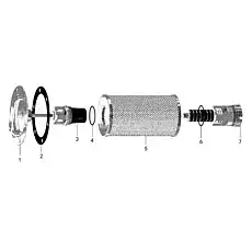 By-pass valve - Блок «Filter insert F1-4120004037 XNL-250.10-566»  (номер на схеме: 3)