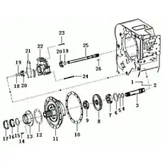 Gear pump - Блок «Input section C3-4110001905 4644102»  (номер на схеме: 22)