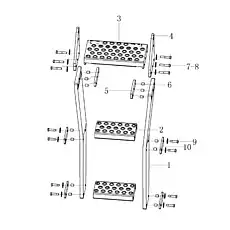 Screw - Блок «Ladder M8-2829000487»  (номер на схеме: 7)