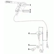 Control mechanism - Блок «Parking brake assembly J1-2819000337»  (номер на схеме: 1)