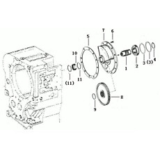 Power take-off component C18-4110001905 4644 154