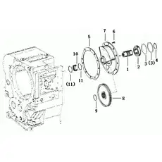 Bearing - Блок «Power take-off component C18-4110001905 4644 154»  (номер на схеме: 10)