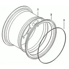Rim flange - Блок &laquo;Обод&raquo;  (номер на схеме: 2)