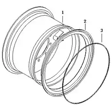 Rim flange - Блок &laquo;Обод&raquo;  (номер на схеме: 2)