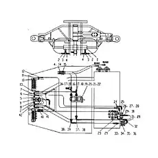 WASHER 14 - Блок «380500701  Steering Hydraulic System»  (номер на схеме: 22)