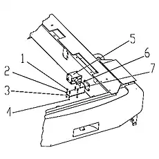 Сигнализация заднего хода - Блок &laquo;Электрическая система&raquo;  (номер на схеме: 4)