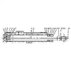 Опорное кольцо - Блок «Левый подъемный цилиндр лезвия»  (номер на схеме: 11)