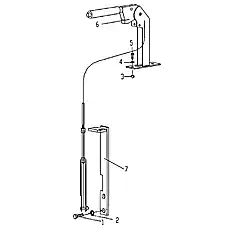 Крепление платы - Блок &laquo;Работа ручного тормоза&raquo;  (номер на схеме: 7)