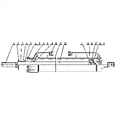 Уплотнительное кольцо 35×3,1 - Блок «Цилиндр свинца лезвия»  (номер на схеме: 15)