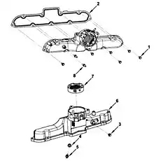 Патрубок впускного коллектора - Блок «Впускной коллектор»  (номер на схеме: 6)