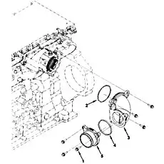 Уплотнительное кольцо прямоугольного сечения - Блок «Впускной воздушный патрубок»  (номер на схеме: 4)