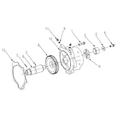 WASHER, PLAIN - Блок &laquo;Привод топливного насоса&raquo;  (номер на схеме: 3)