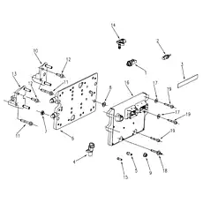 SCREW, HEX FLANGE HEAD C - Блок &laquo;Модуль управления двигателем&raquo;  (номер на схеме: 19)
