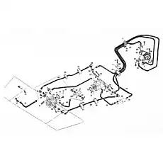 Rubber - Блок «2EW005 Гидравлическая двигательная система»  (номер на схеме: 46)