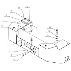 Traction pin - Блок «Counterweight 1»  (номер на схеме: 8)