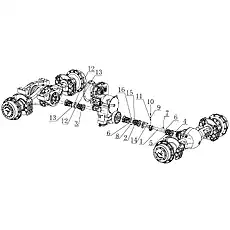 Rear axle - Блок «Drive Shaft Assembly»  (номер на схеме: 3)