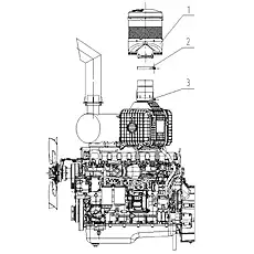 Eurasia Huitong air filter - Блок «Воздушный фильтр Евразия Huitong»  (номер на схеме: 1)