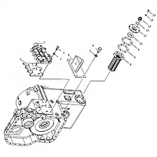 Bolt M8X30 - Блок «Gearbox Assembly 4»  (номер на схеме: 15)