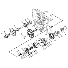 Washer 14 - Блок «Gearbox Assembly 5»  (номер на схеме: 32)