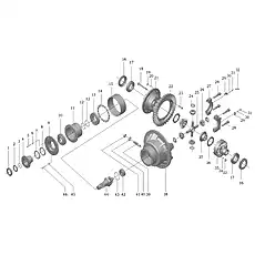 Iron wire Φ1.5 - Блок «Rear Axle Main Transmission Assembly»  (номер на схеме: 32)