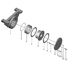 Rear swing rack - Блок «Rear Swing Rack Assembly»  (номер на схеме: 1)