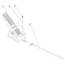 Accelerator pedal - Блок «Accelerator Control Parts»  (номер на схеме: 1)