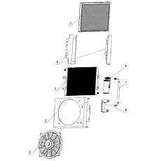 Condenser core - Блок «Condenser System»  (номер на схеме: 3)