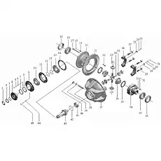 Lock plate - Блок «Main Transmission Assembly (Shantui)»  (номер на схеме: 28)