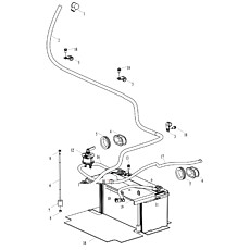 Battery wiring and assembly