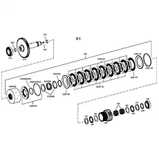 Axial washer - Блок «Муфта»  (номер на схеме: 185)