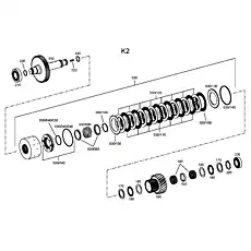 Axial washer - Блок «Муфта»  (номер на схеме: 185)