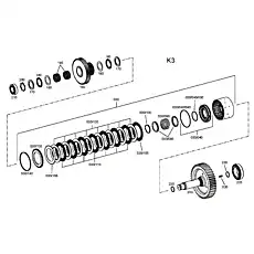 Axial washer - Блок «Муфта»  (номер на схеме: 185)