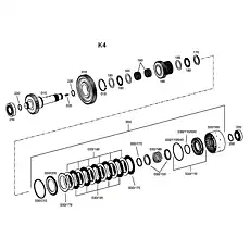 Axial washer - Блок «Муфта»  (номер на схеме: 185)