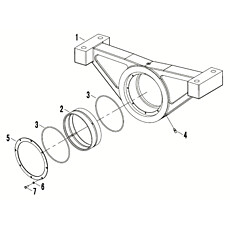 Front swing frame assembly