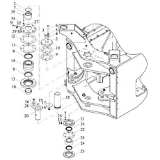 Adjusting gasket - Блок «Jiont assembly»  (номер на схеме: 22)