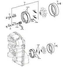 Anchor bolt - Блок «Стояночный тормоз»  (номер на схеме: /300)