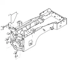 Adjusting gasket On demand - Блок «Аксессуары для задней рамы»  (номер на схеме: 9)