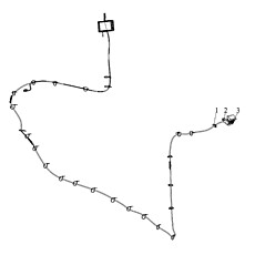 Rear surveillance system camera assembly