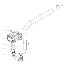 American bolt (1/2-13)X35 - Блок «Working oil pump system»  (номер на схеме: 1)