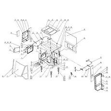 Air conditioning cover - Блок «Кабина в сборе»  (номер на схеме: 12)