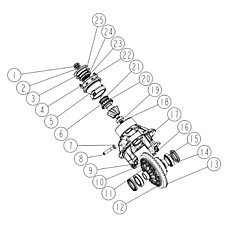 Carrier Assemble For Rear Drive Axle